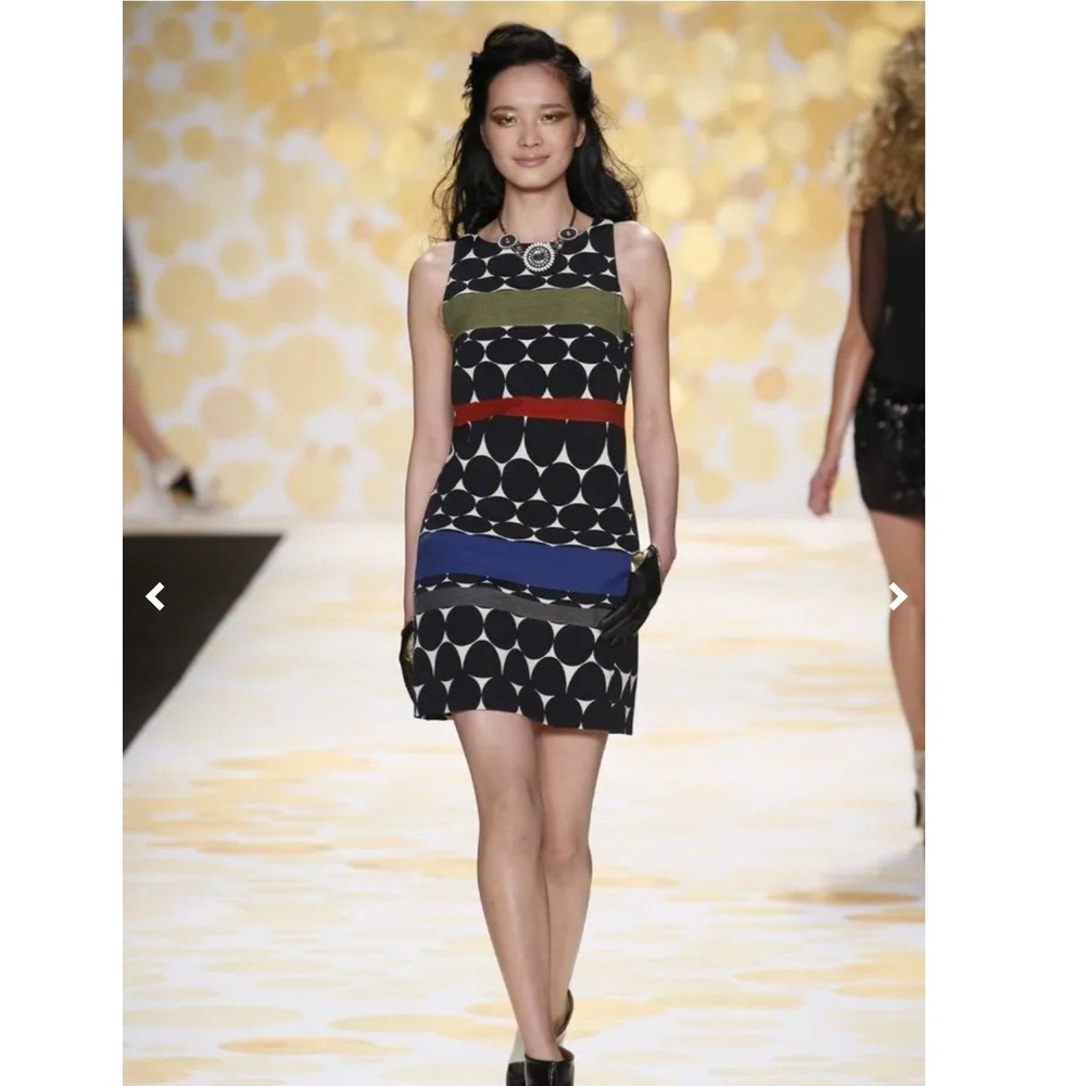 Christian Lacroix x Desigual by L Colorful Geometric Mod Shift Dress EU44 US12/L